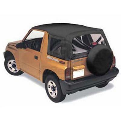 Pavement Ends The Replay Soft Top with Clear Windows and No Upper Doorskins (Black Denim) - 51380-15